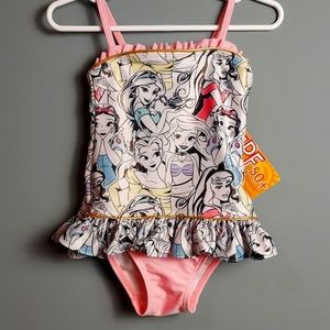 Disney Princess toddler swimsuit, size 2